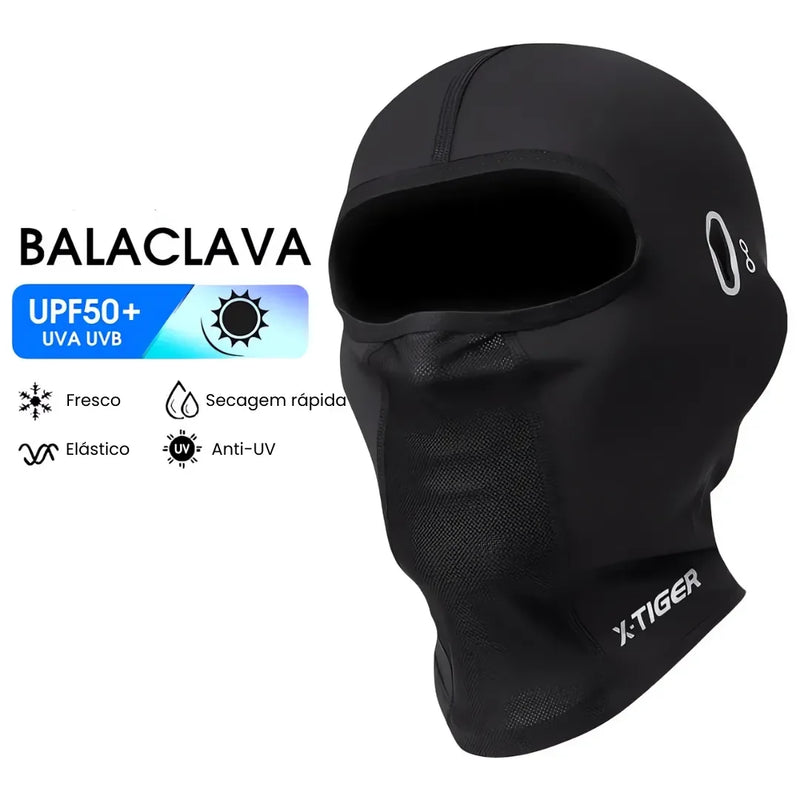Balaclava Térmica X-Tiger com Proteção Solar Modelo Obsidian