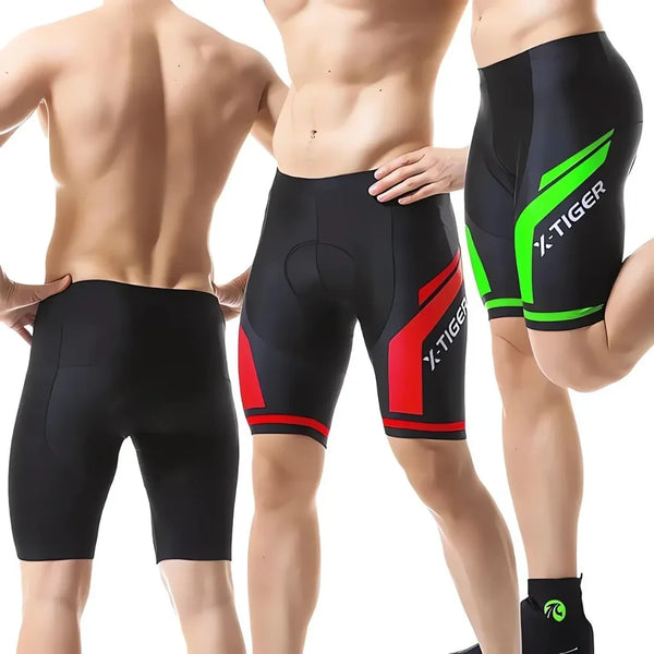 Bermuda de Ciclismo X-Tiger com Almofada de Gel Modelo Apexion