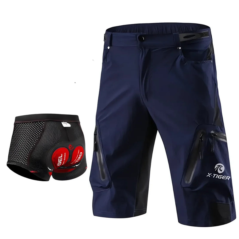Bermuda de Ciclismo X-Tiger com Almofada de Gel Modelo Mistral