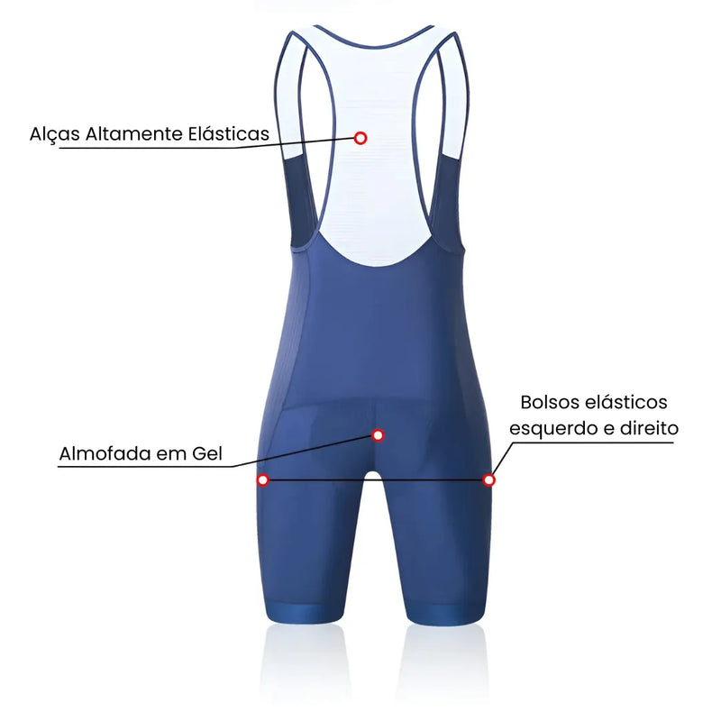 Bretelle Ciclismo Masculino X-Tiger Modelo Endurance™