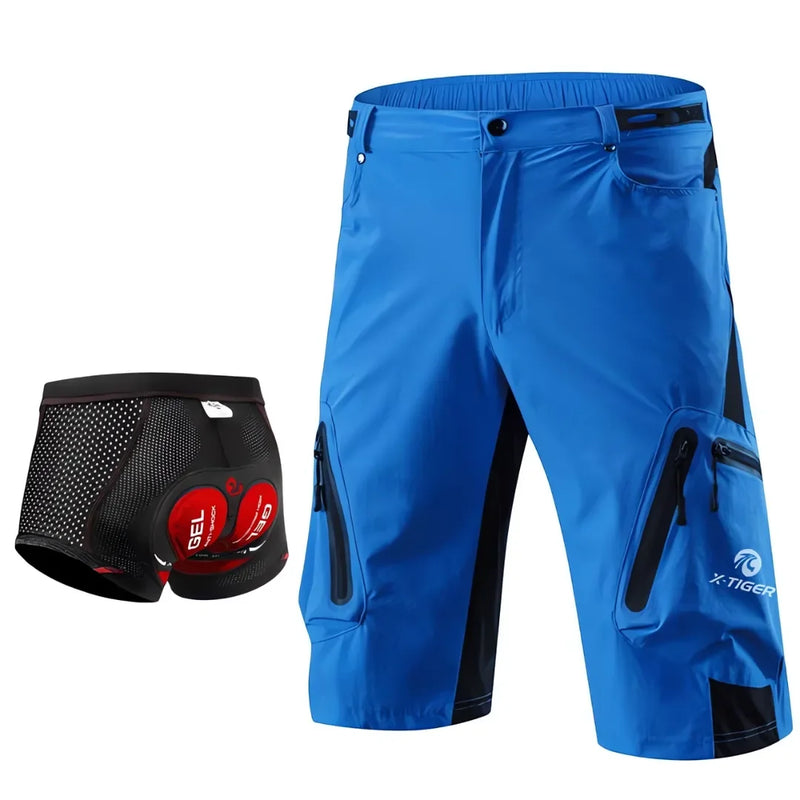 Bermuda de Ciclismo X-Tiger com Almofada de Gel Modelo Mistral