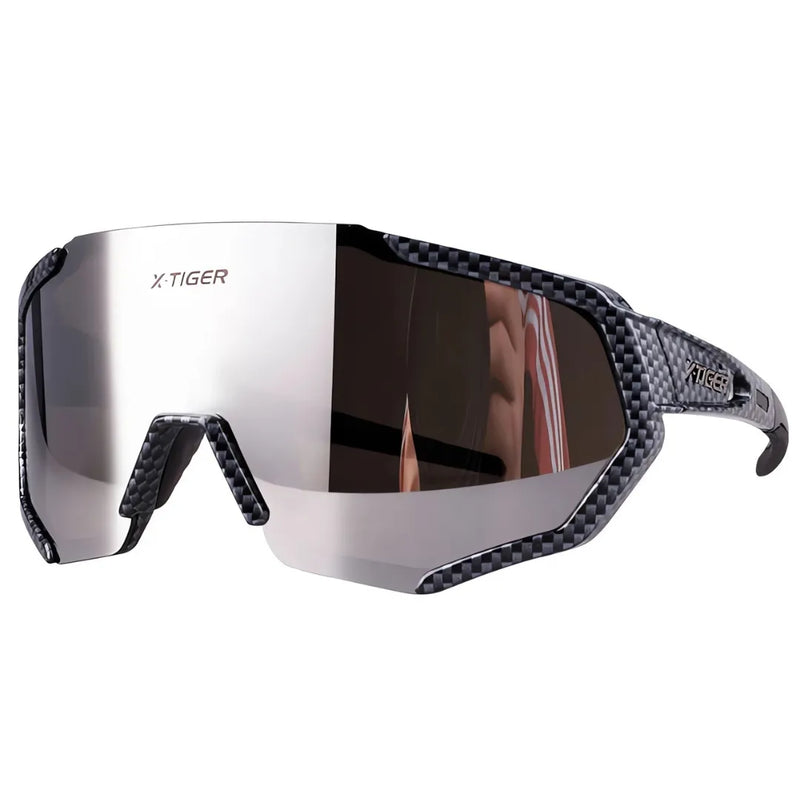 Óculos de Ciclismo 3 Lentes Fotocromático X-Tiger Modelo Vortex (C03)