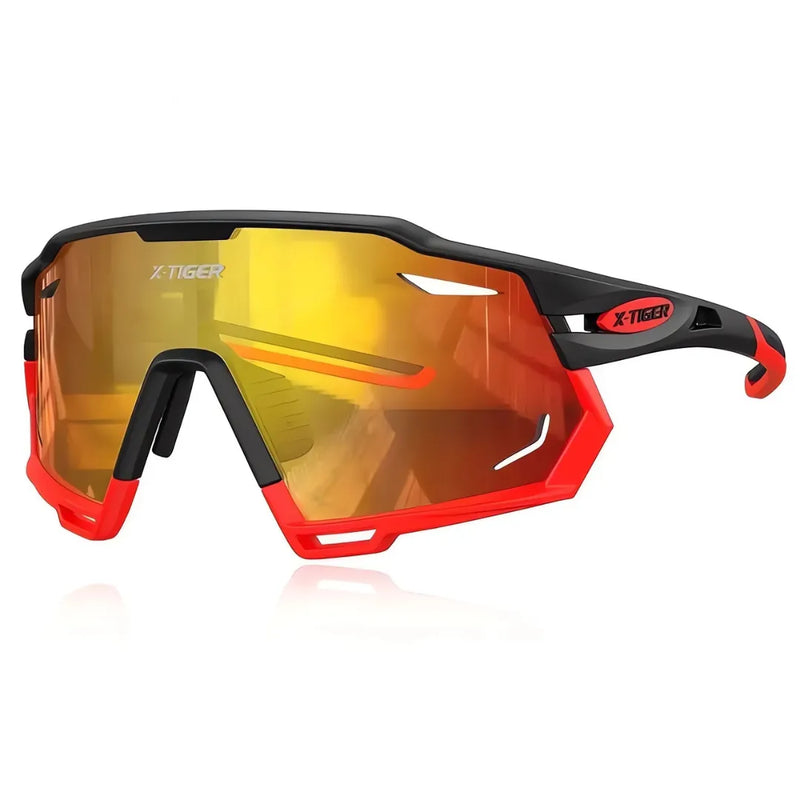 Óculos de Ciclismo 5 Lentes Fotocromático X-Tiger Modelo Phoenix (C02)