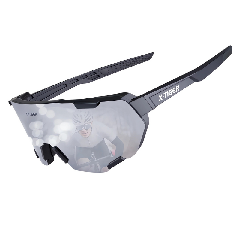 Óculos de Ciclismo 5 Lentes Fotocromático X-Tiger Modelo Surge (C01)