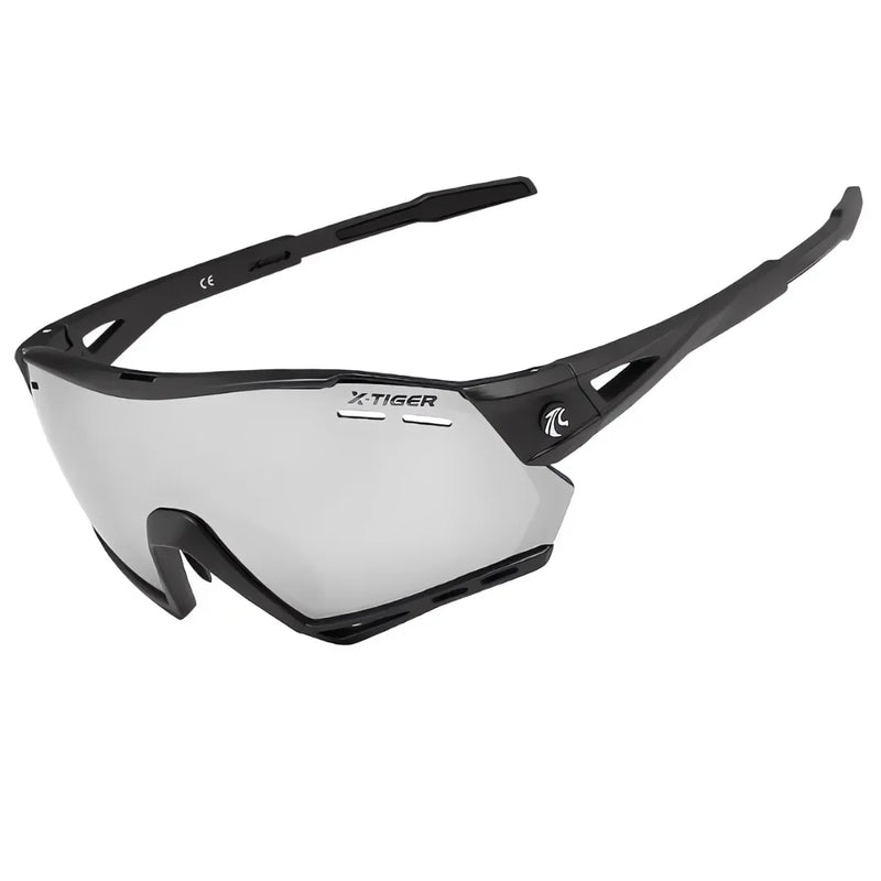 Óculos de Ciclismo 5 Lentes Fotocromático X-Tiger Modelo Fusion (C01)