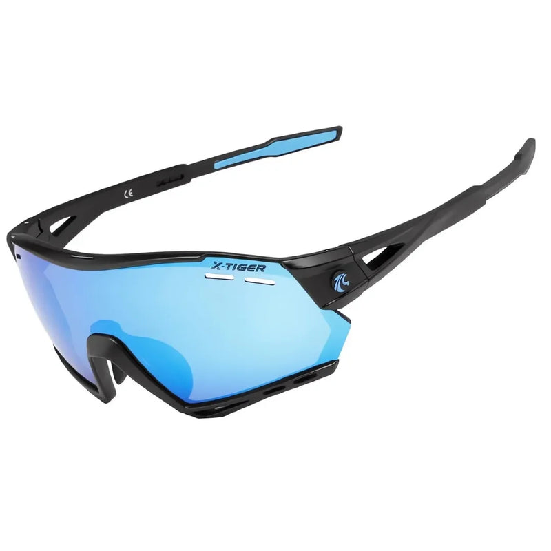 Óculos de Ciclismo 5 Lentes Fotocromático X-Tiger Modelo Fusion (C01)