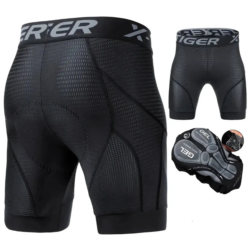 Bermuda de Ciclismo X-Tiger com Almofada de Gel Modelo Ethos™