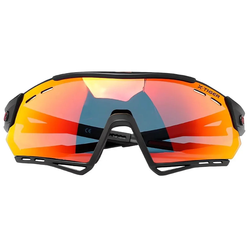 Óculos de Ciclismo 5 Lentes Fotocromático X-Tiger Modelo Fusion (C01)