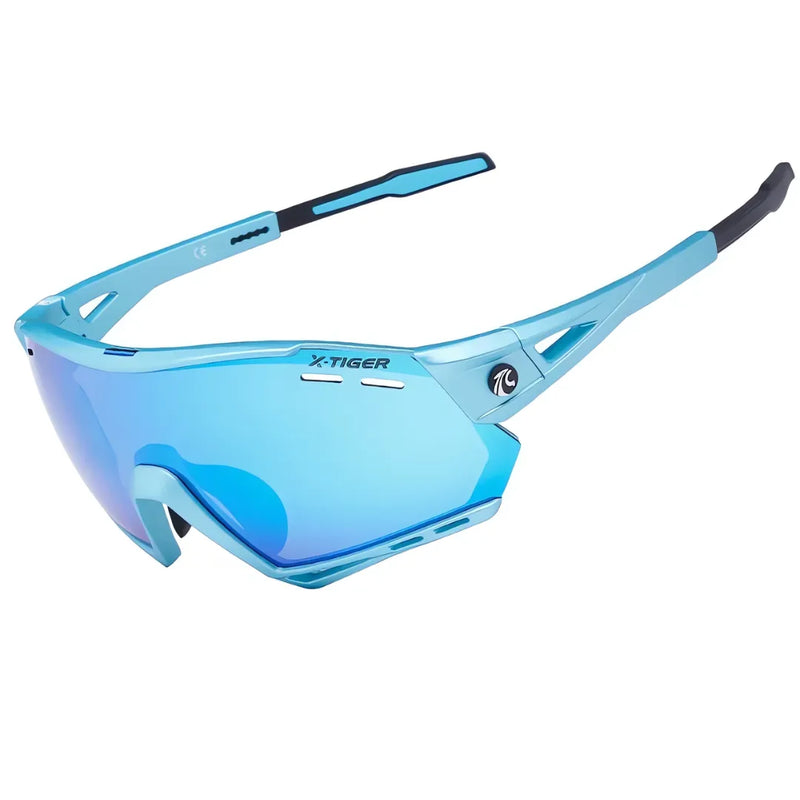 Óculos de Ciclismo 5 Lentes Fotocromático X-Tiger Modelo Fusion (C03)