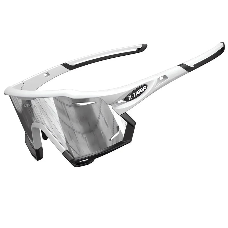 Óculos de Ciclismo 5 Lentes Fotocromático X-Tiger Modelo Phoenix (C01)