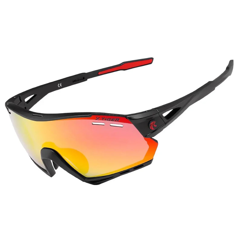 Óculos de Ciclismo 5 Lentes Fotocromático X-Tiger Modelo Fusion (C01)