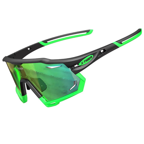 Óculos de Ciclismo 5 Lentes Fotocromático X-Tiger Modelo Phoenix (C02)