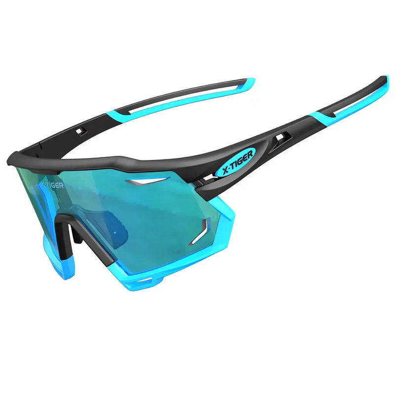 Óculos de Ciclismo 5 Lentes Fotocromático X-Tiger Modelo Phoenix (C02)