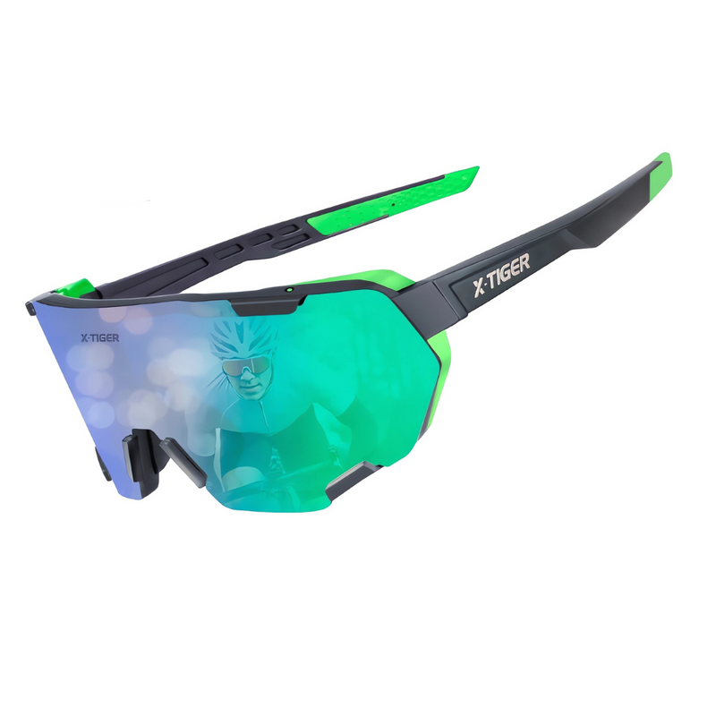 Óculos de Ciclismo 5 Lentes Fotocromático X-Tiger Modelo Surge (C01)