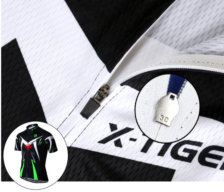Conjunto Ciclismo Masculino X-Tiger (Bermuda e Camisa)