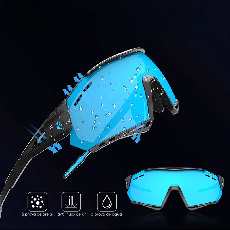 Óculos de Ciclismo 5 Lentes Fotocromático X-Tiger Modelo Fusion (C02)