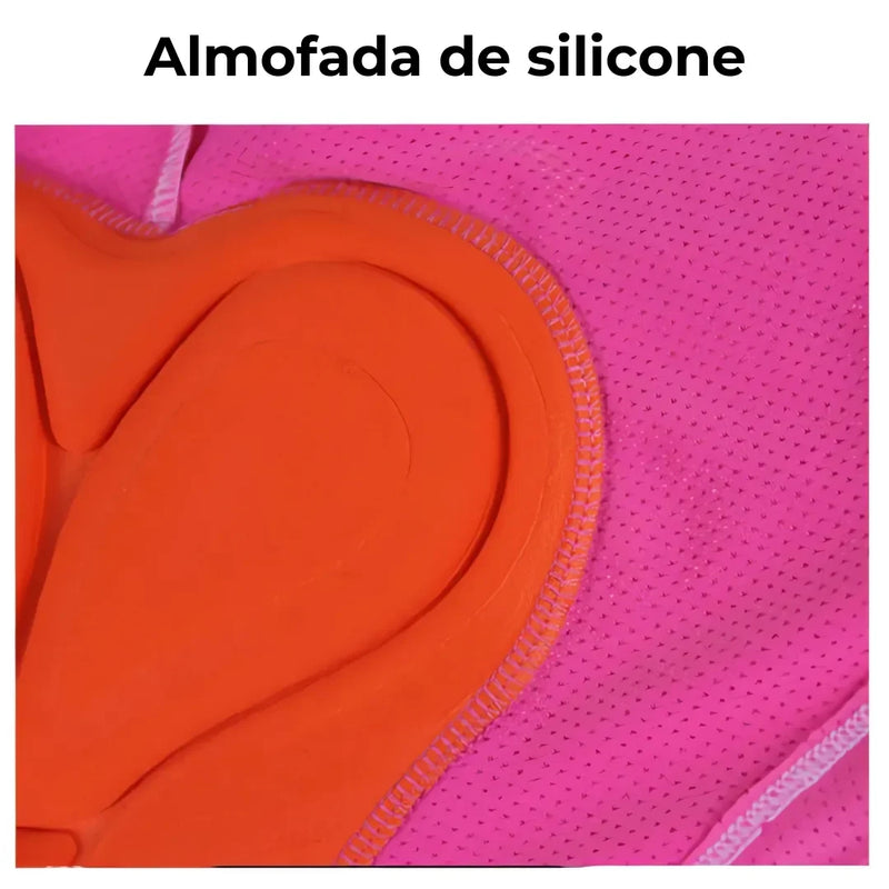 Shorts Ciclismo Feminino X-Tiger com Forro Respirável Modelo Inspire