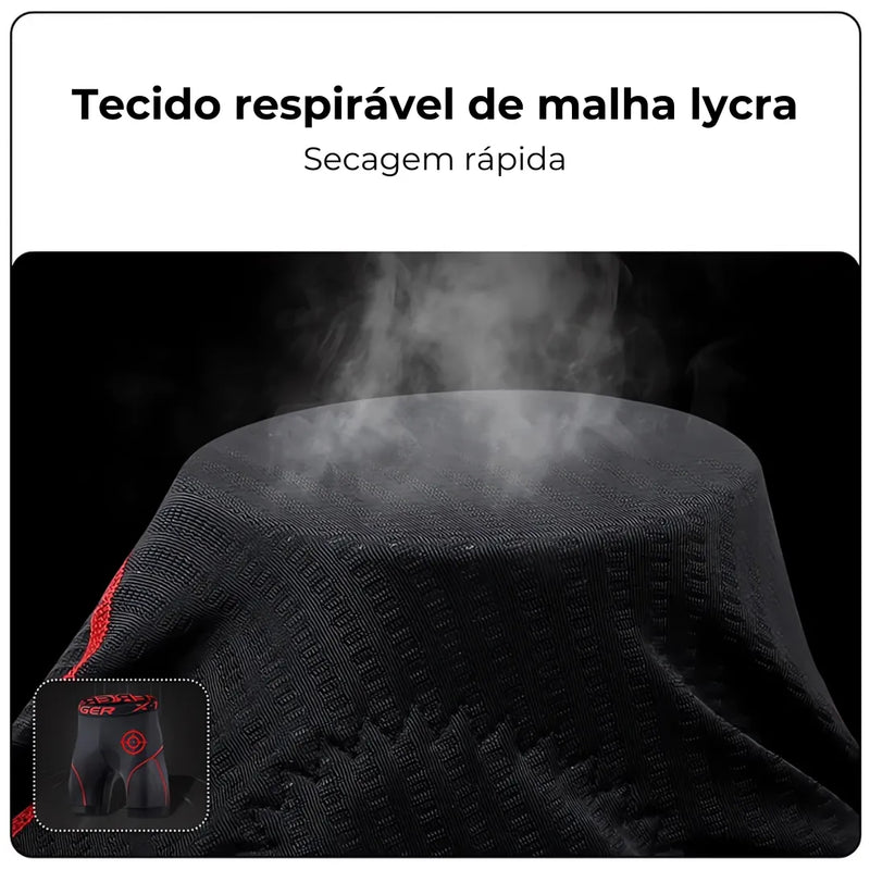 Bermuda de Ciclismo X-Tiger com Almofada de Gel Modelo Ethos™