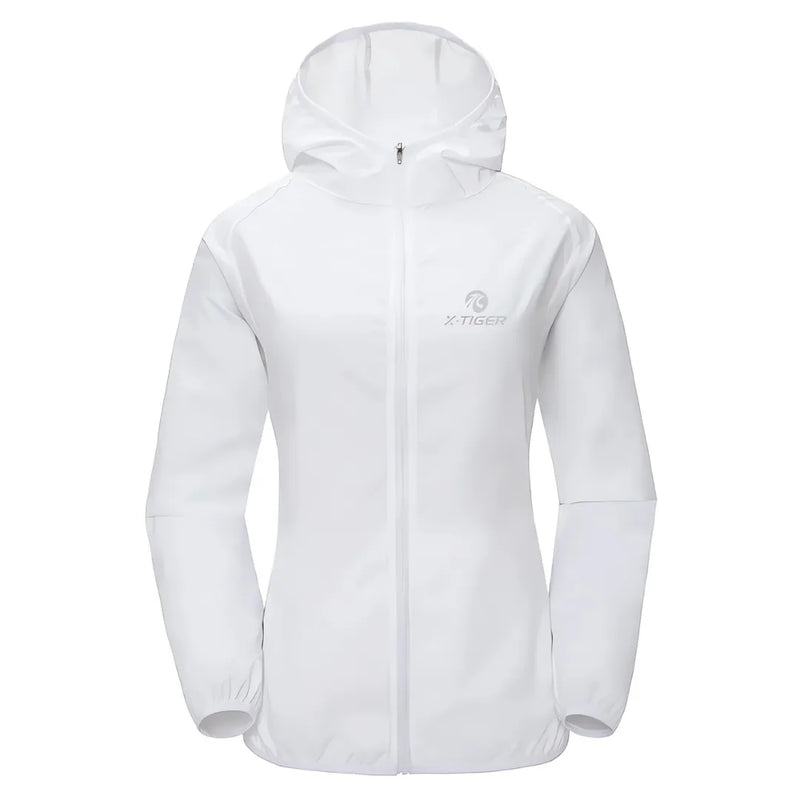 Jaqueta Masculina Corta Vento X-Tiger Modelo WindPro - Preto/Branco/Cinza