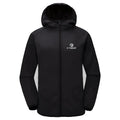 Jaqueta Masculina Corta Vento X-Tiger Modelo WindPro - Preto/Branco/Cinza