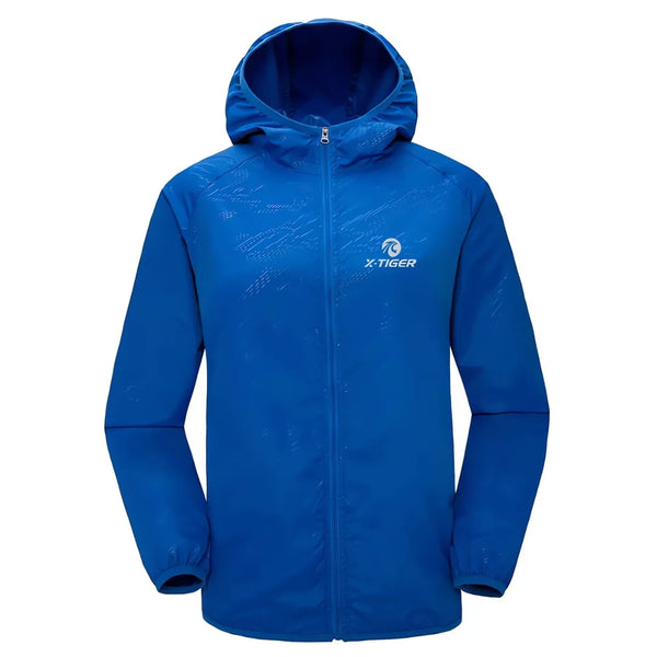 Jaqueta Masculina Corta Vento X-Tiger Modelo WindPro Azul