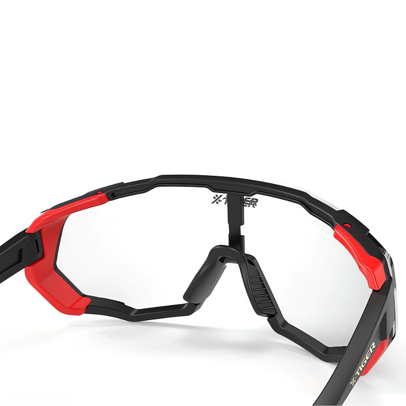 Óculos de Ciclismo 5 Lentes Fotocromático X-Tiger Modelo Surge (C01)