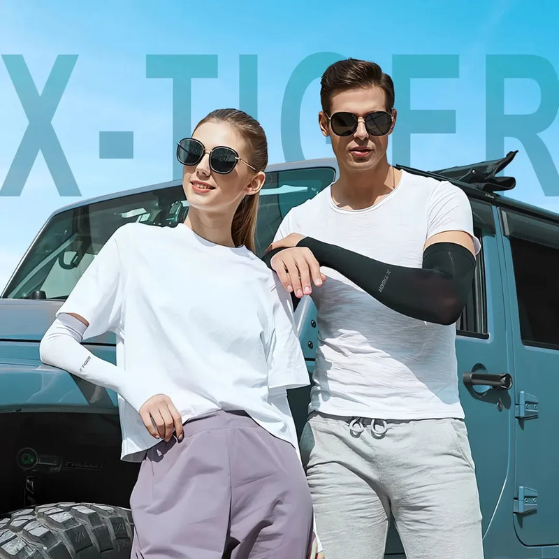 Par de Manguito com Proteção Solar Uv X-Tiger Modelo Pursuit
