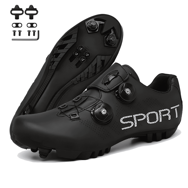 Sapatilha de Ciclismo Sport MTB Speed Unissex com Trava e Fecho Dial
