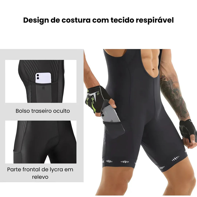 Bretelle Ciclismo Masculino X-Tiger Modelo Apexium