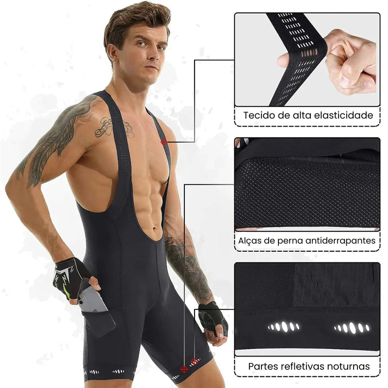 Bretelle Ciclismo Masculino X-Tiger Modelo Apexium