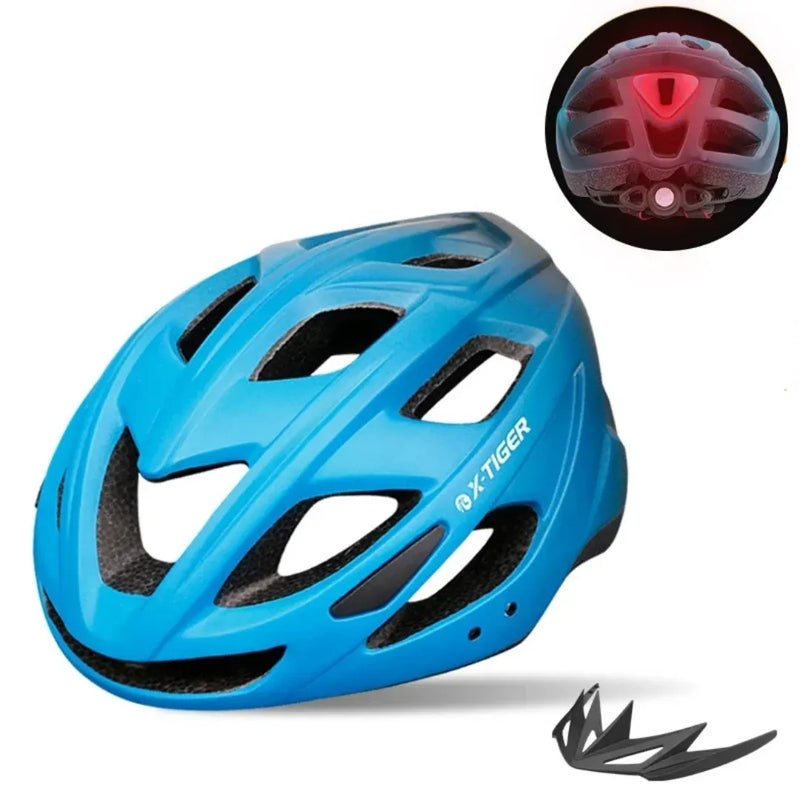 Capacete de Ciclismo X-Tiger Azul Modelo Titan