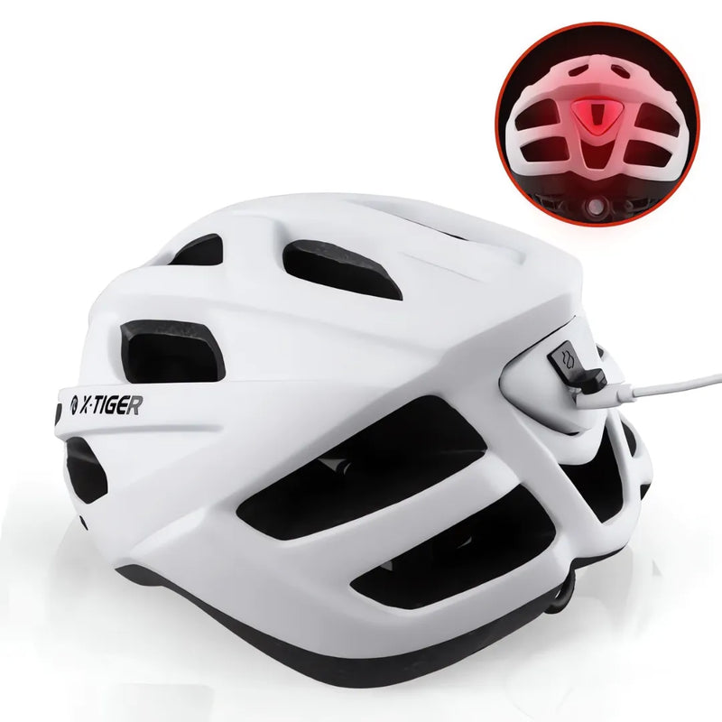 Capacete de Ciclismo X-Tiger Vermelho Modelo Titan