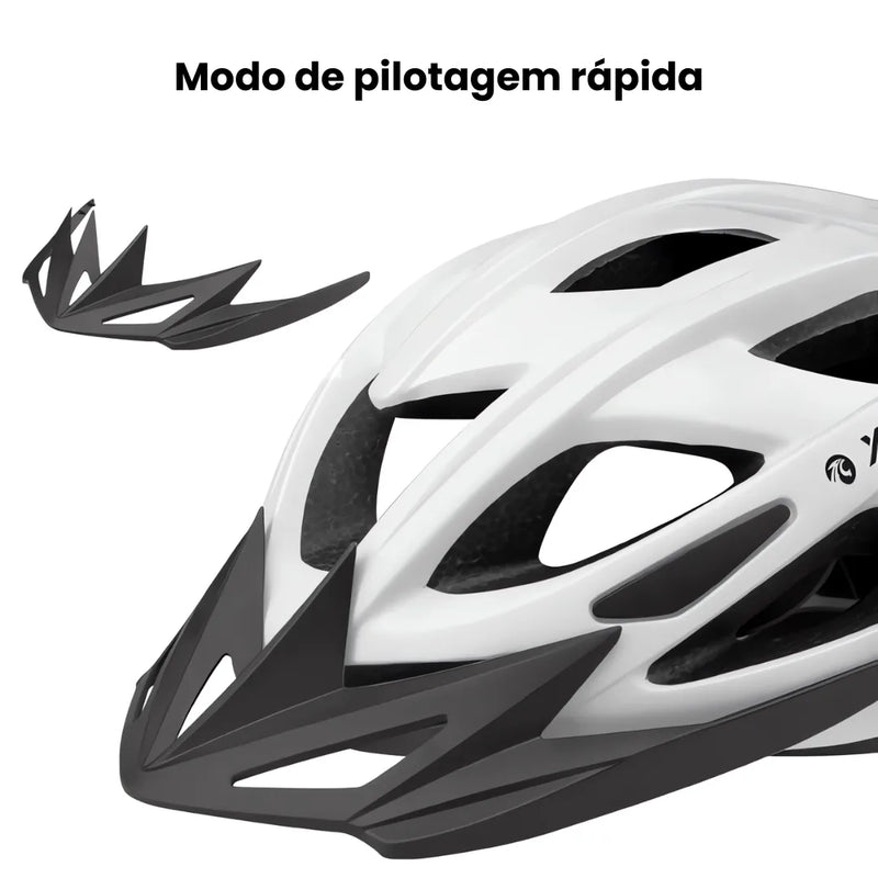 Capacete de Ciclismo X-Tiger Vermelho Modelo Titan